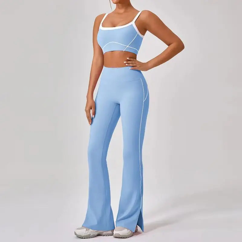 Flared leggings and bra set