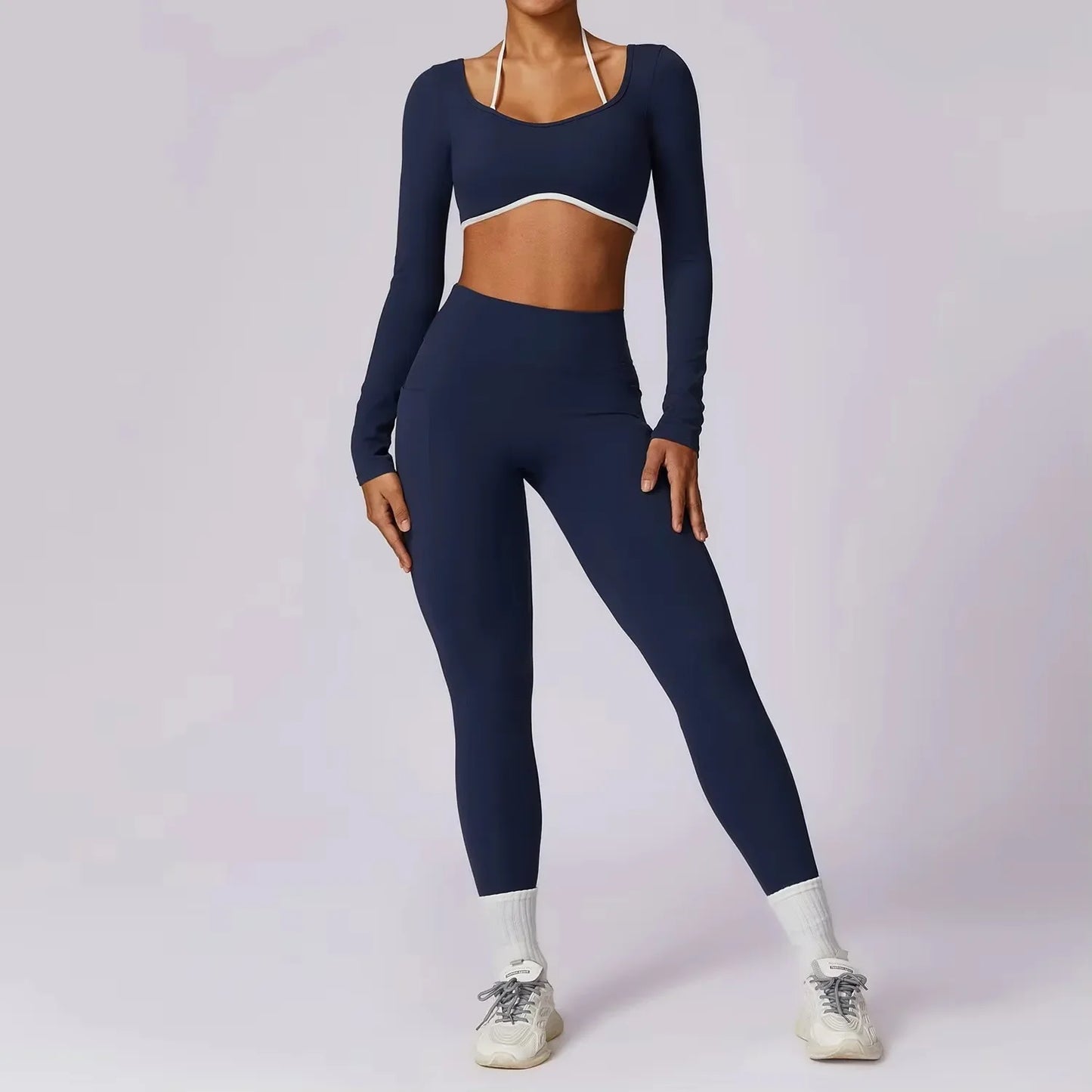 Backless top and leggings set
