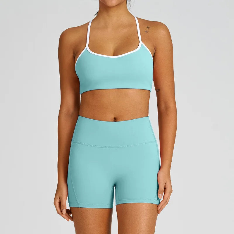 Sports Bra and High Waist Leggings