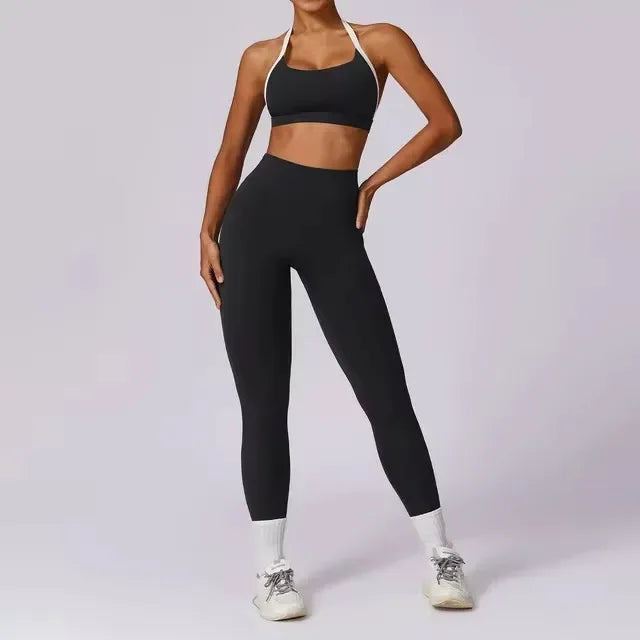 Backless top and leggings set