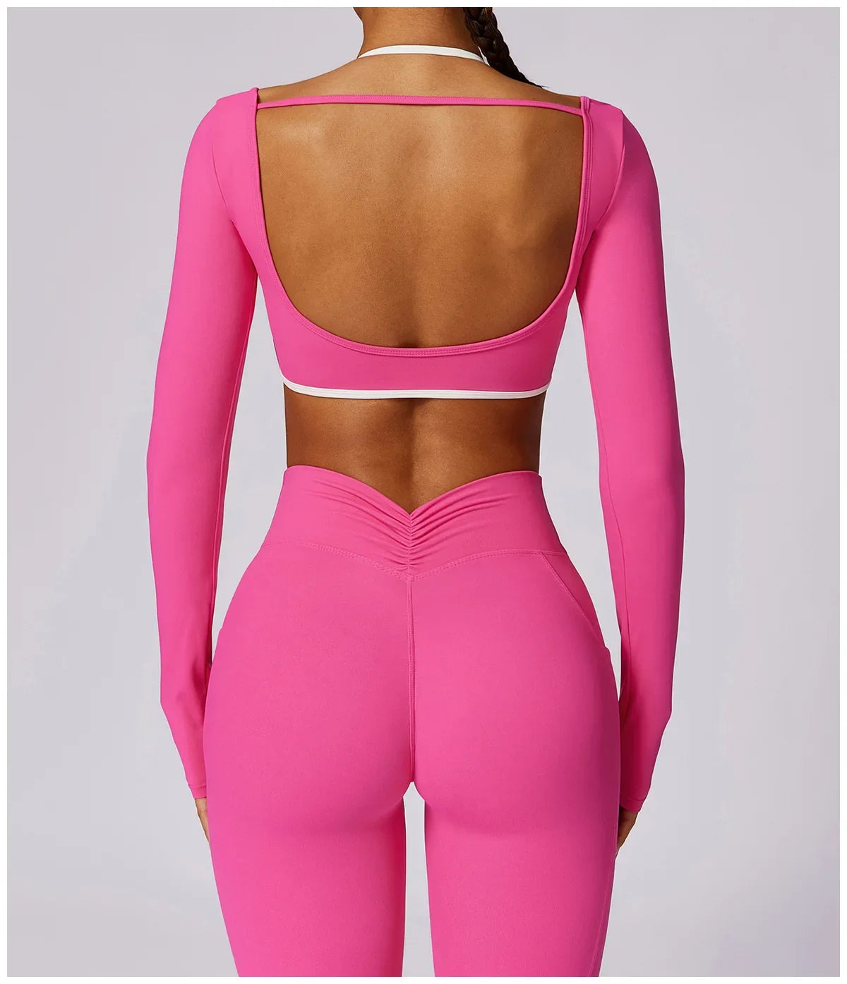 Backless top and leggings set