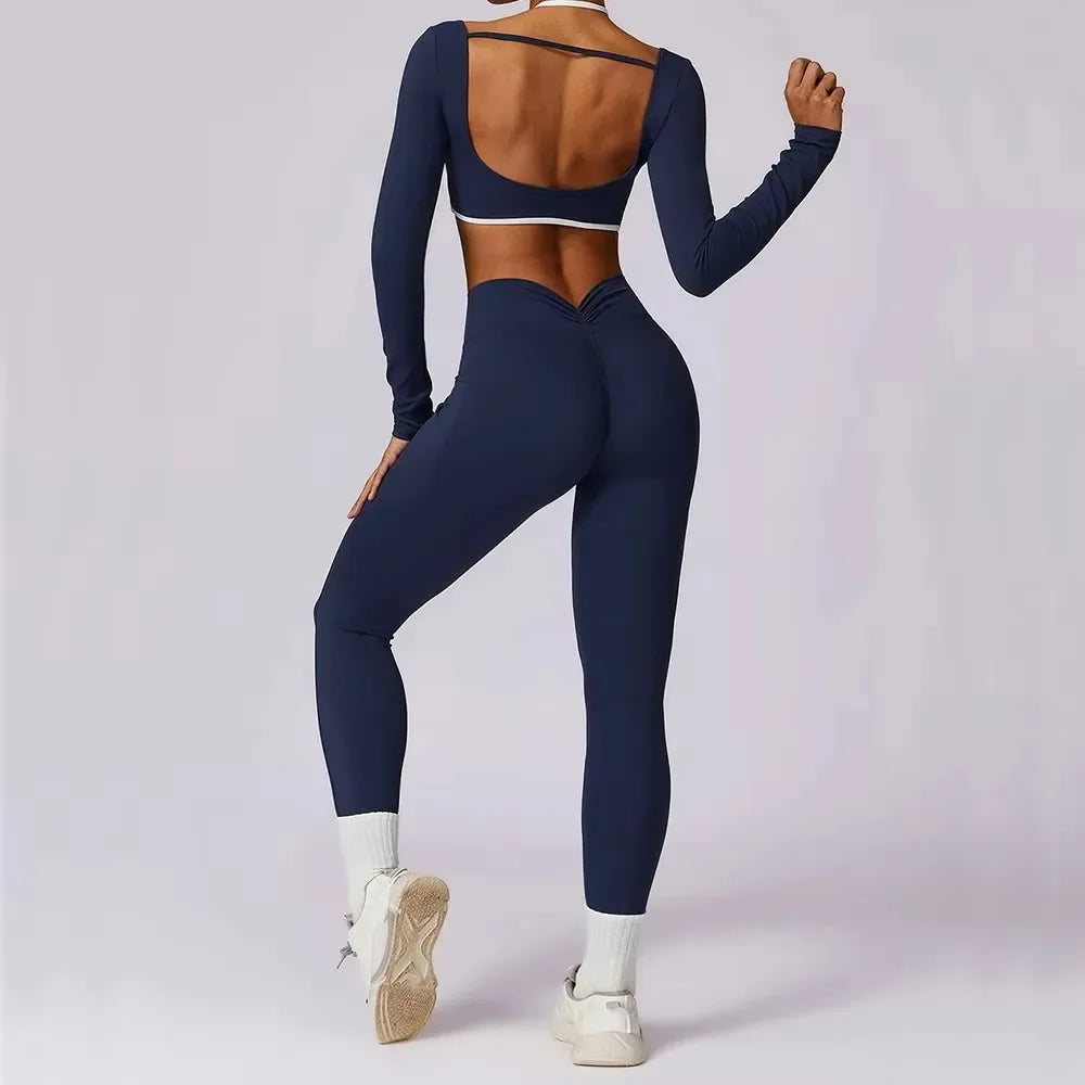 Backless top and leggings set