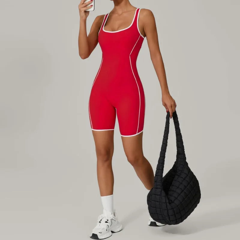 Summer New Gym Romper