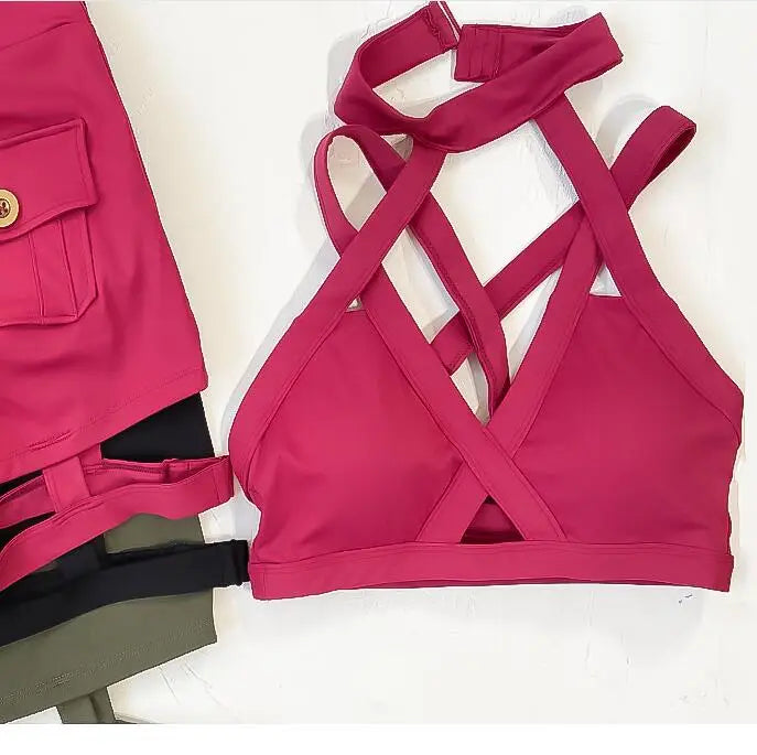 Military style gym set