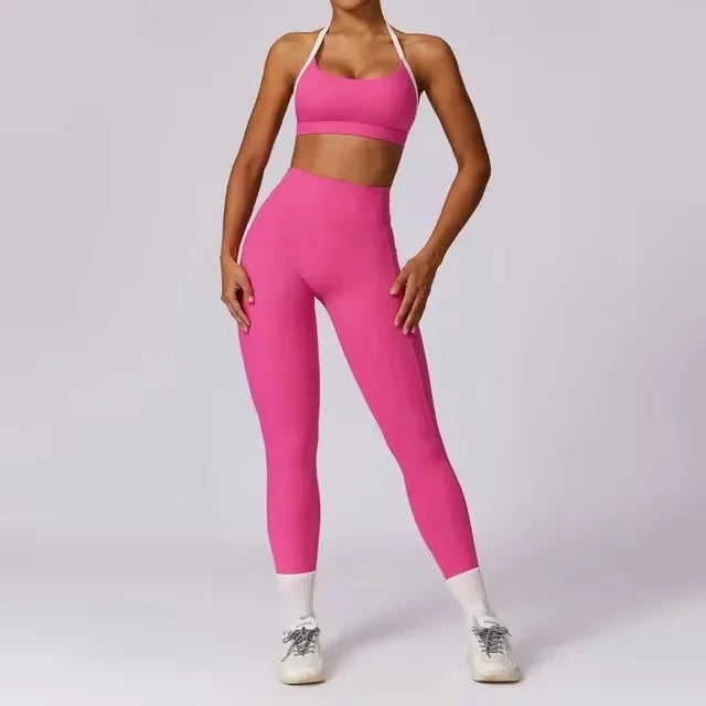 Backless top and leggings set