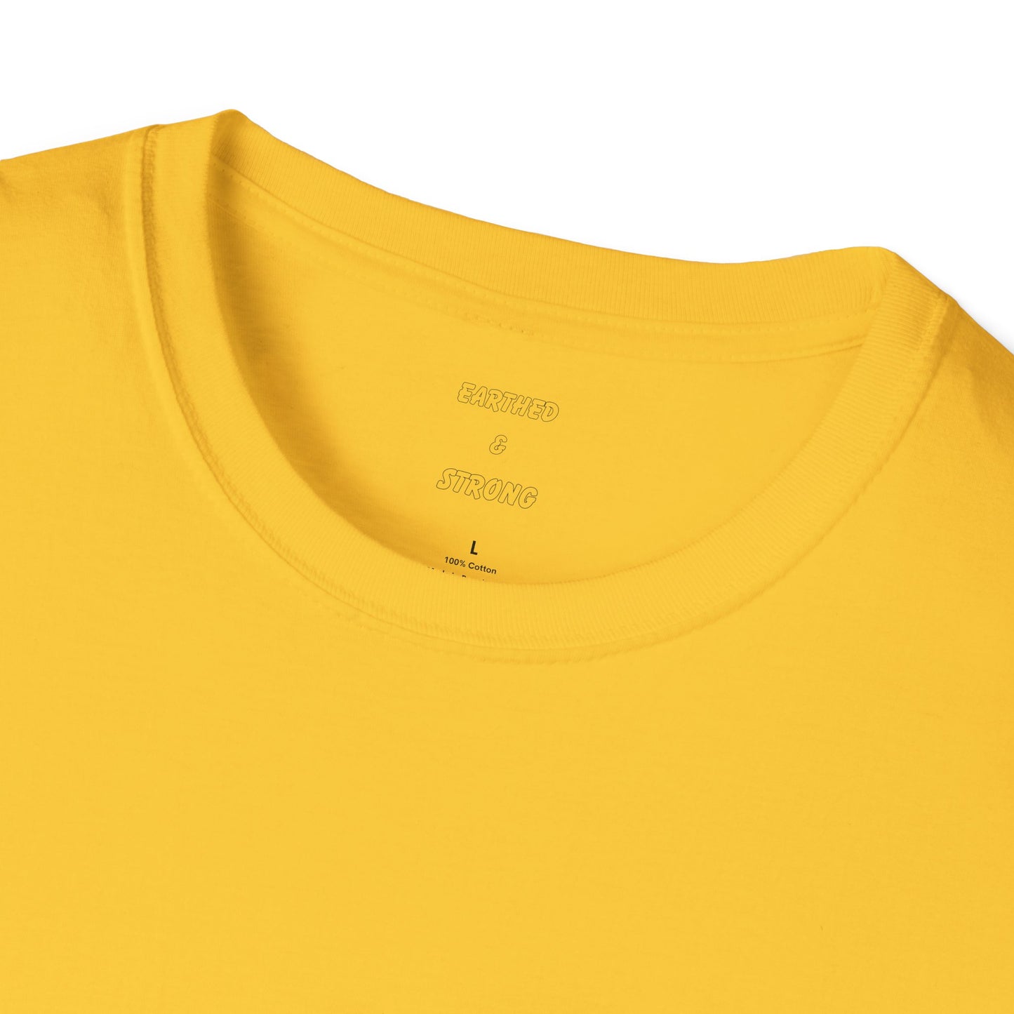 Earthed and Strong Signature Logo Unisex T-Shirt
