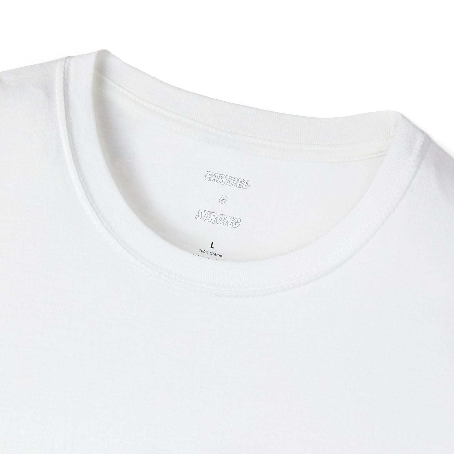 Earthed and Strong Signature Logo Unisex T-Shirt