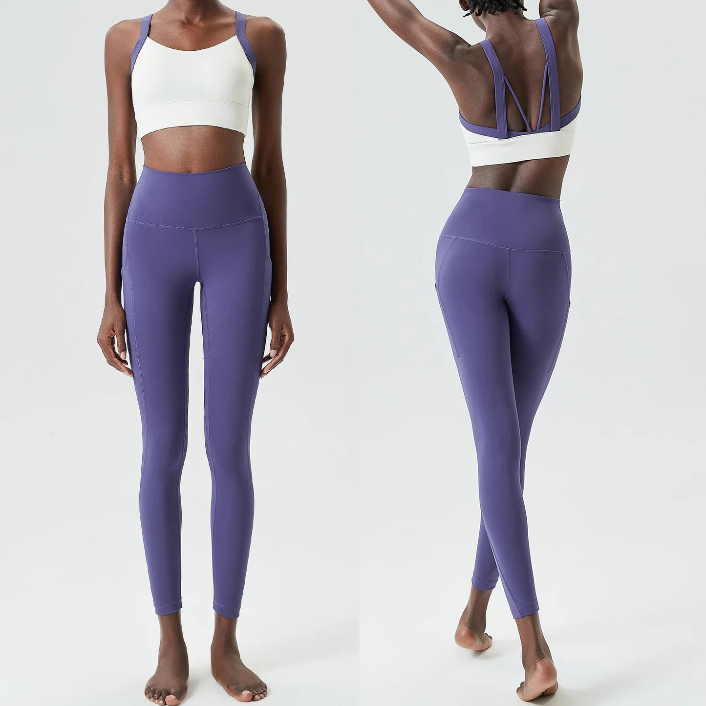 Two Piece multi colour gym set