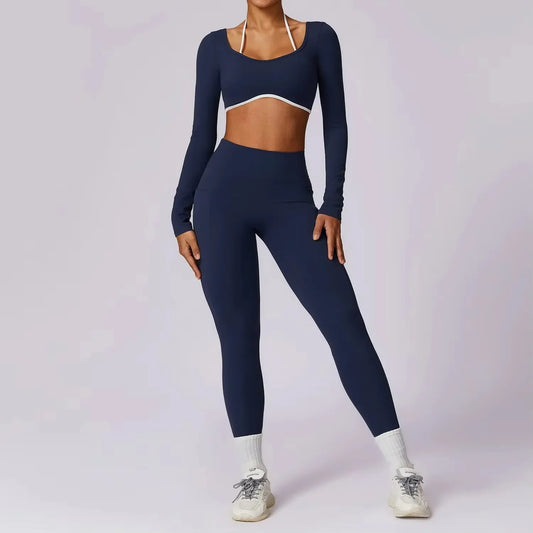 Backless top and leggings set
