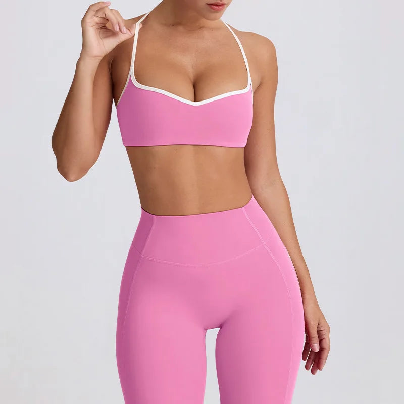 Sports Bra and High Waist Leggings