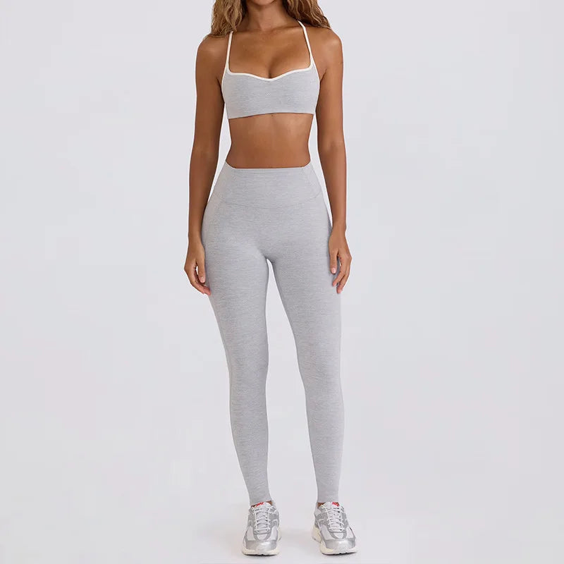 Sports Bra and High Waist Leggings