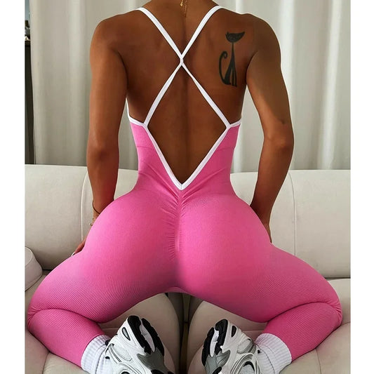 Pink jumpsuit