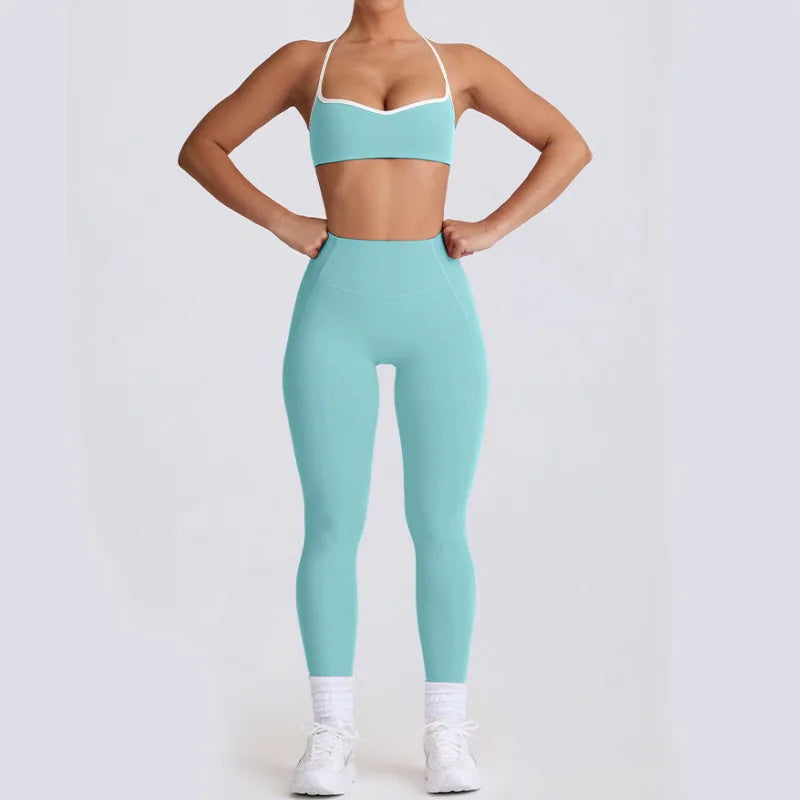 Sports Bra and High Waist Leggings