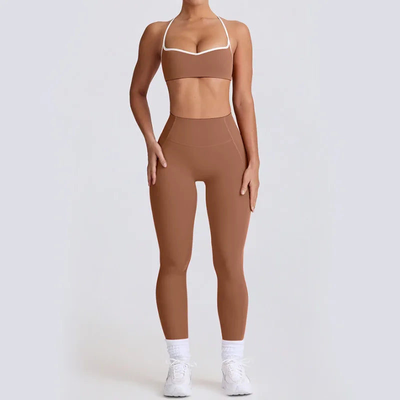 Sports Bra and High Waist Leggings