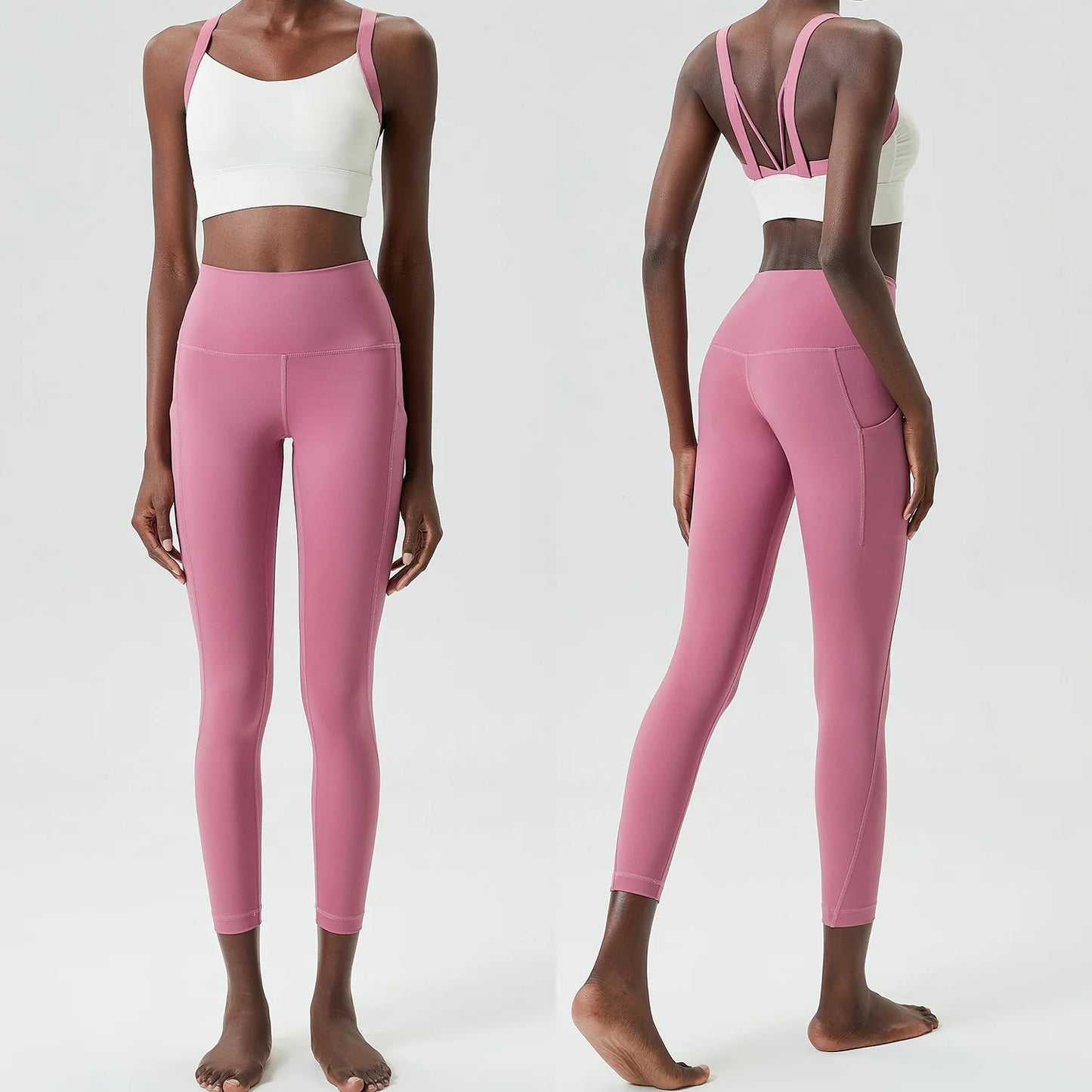 Two Piece multi colour gym set
