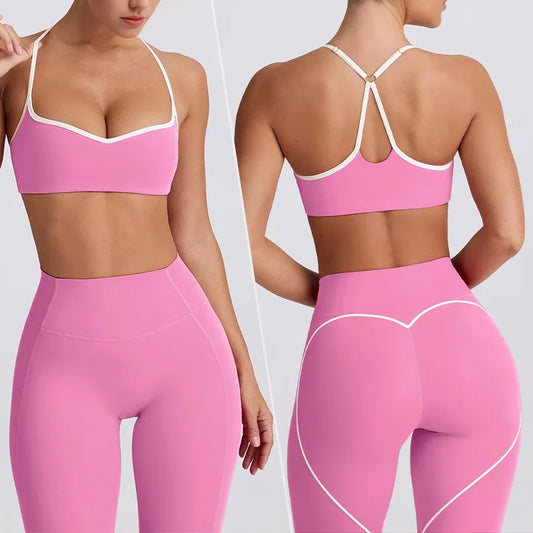Sports Bra and High Waist Leggings