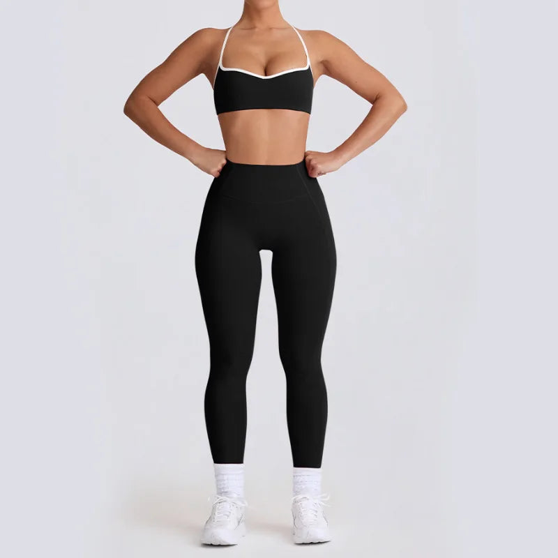 Sports Bra and High Waist Leggings